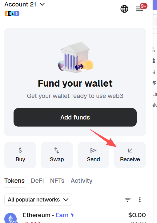 MetaMask Interface Example