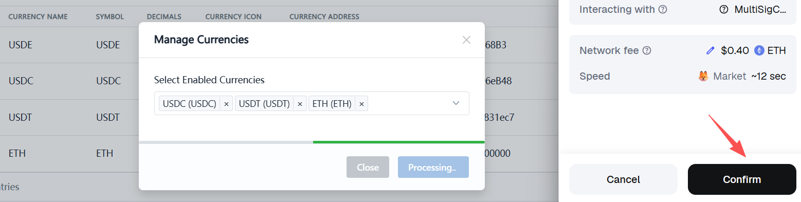 Submit to Blockchain