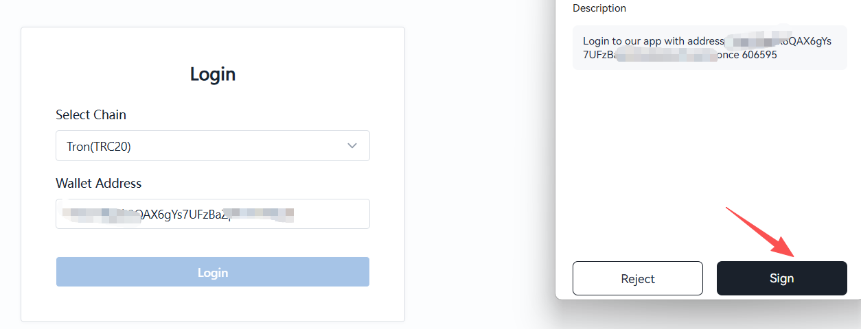 Log in to Admin Console