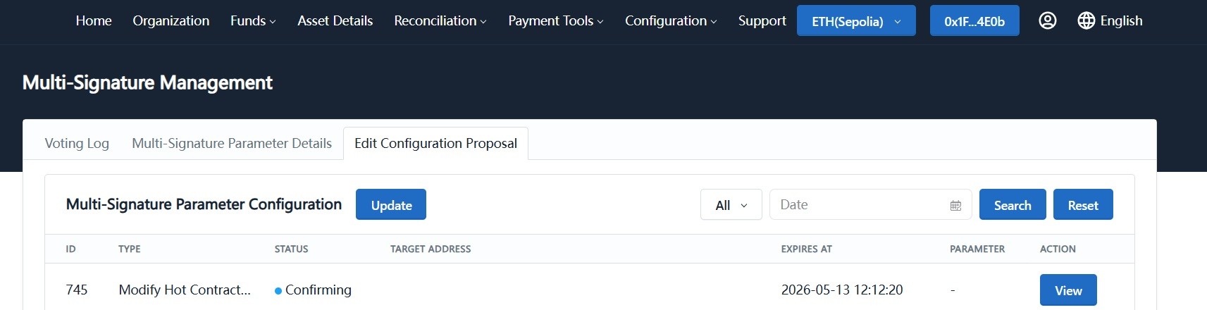 Hot contract proposal approved