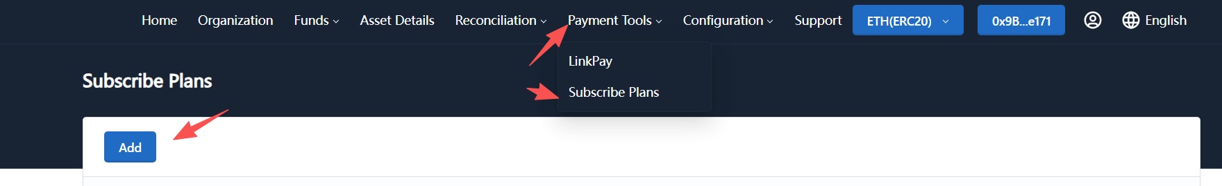 Subscription Plans Page