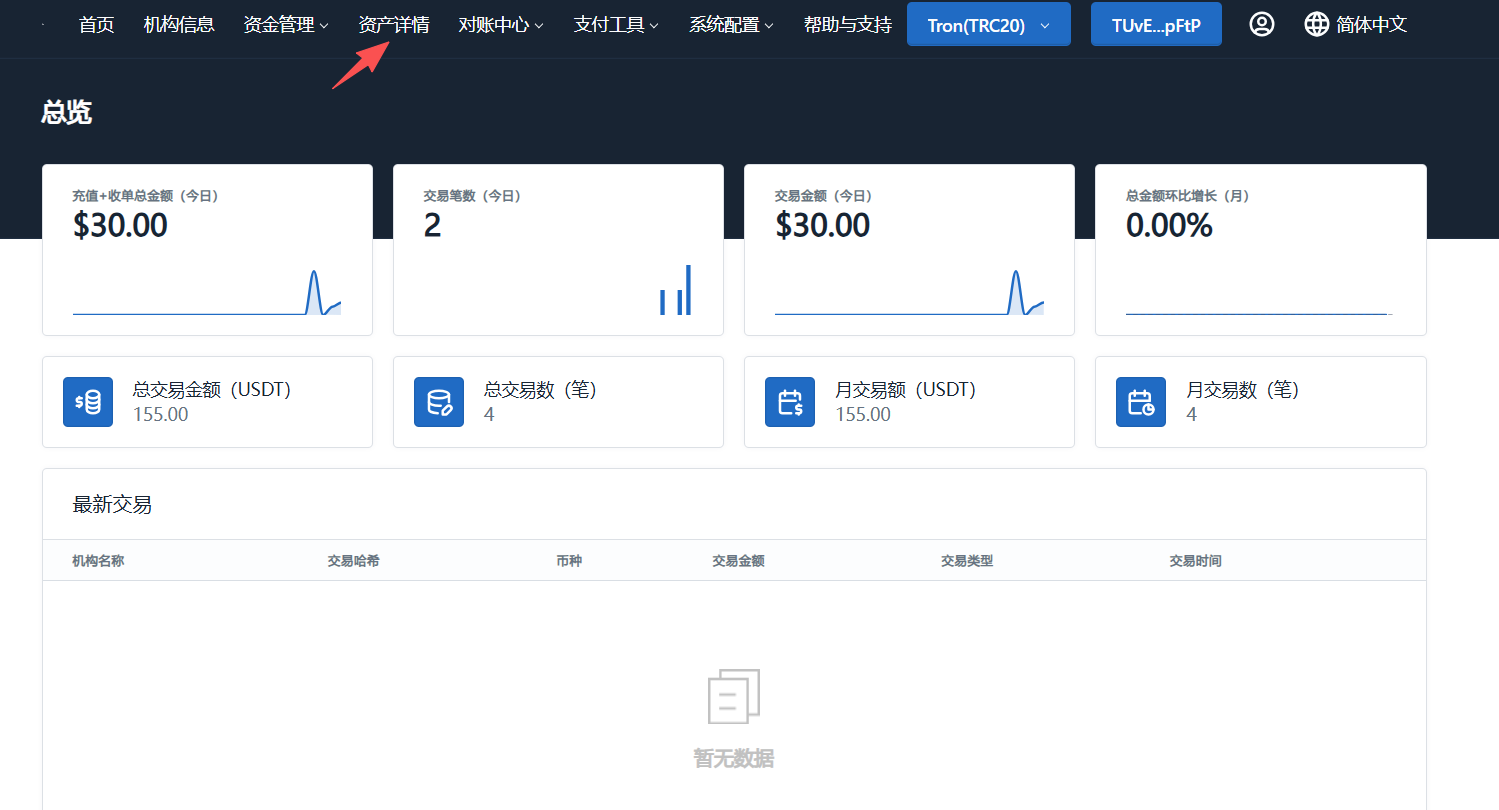 资产详情页面